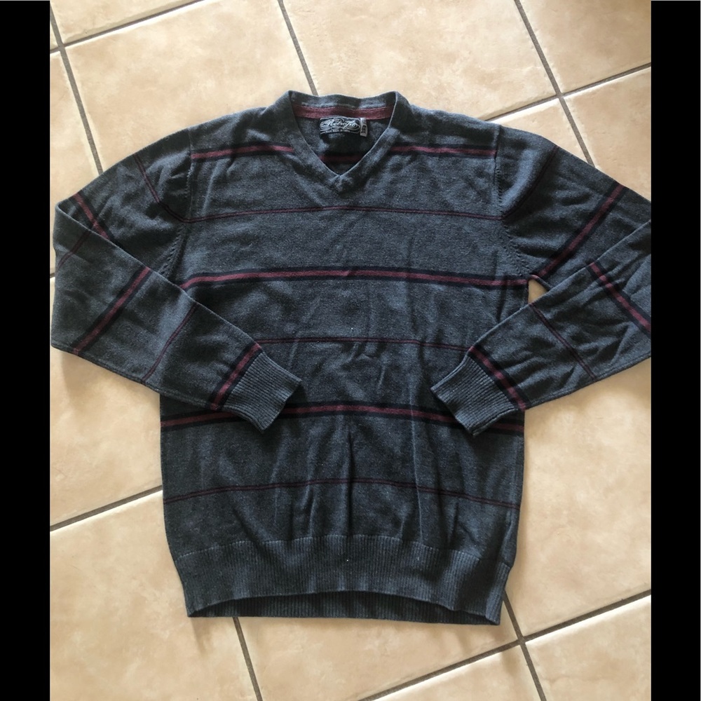Retrofit light sweater in charcoal grey M